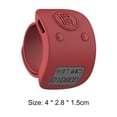 thumbnail image 4 of Kuymtek Contador Oración Clicker 9 Dígitos Recargable Por USB para Contar (rojo), 4 of 9