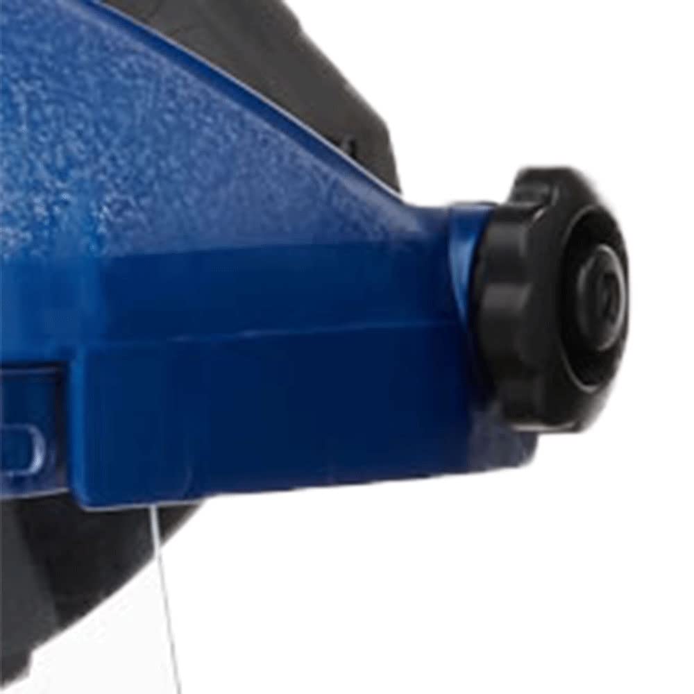 Sellstrom Face Shield - 390 Series - 8" x 12" x .040" Window - Clear - Ratcheting Headgear - Single Crown