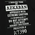 thumbnail image 2 of Harry Potter Distressed I Survived Azkaban Mens T-shirt Shirt-XS, 2 of 4