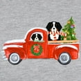 thumbnail image 3 of CafePress - Christmas Berner Red Truck Long Sleeve T Shirt - Womens Baseball Tee, 3 of 4