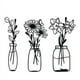 thumbnail image 4 of Decoración de Pared con Flores de Metal, 3 Piezas, Arte de Pared Floral, Flor en Jarrón, Decoración de Pared, Jarrón de Flores, Decoración de Interiores, Arte de Pared de Hierro, 4 of 5