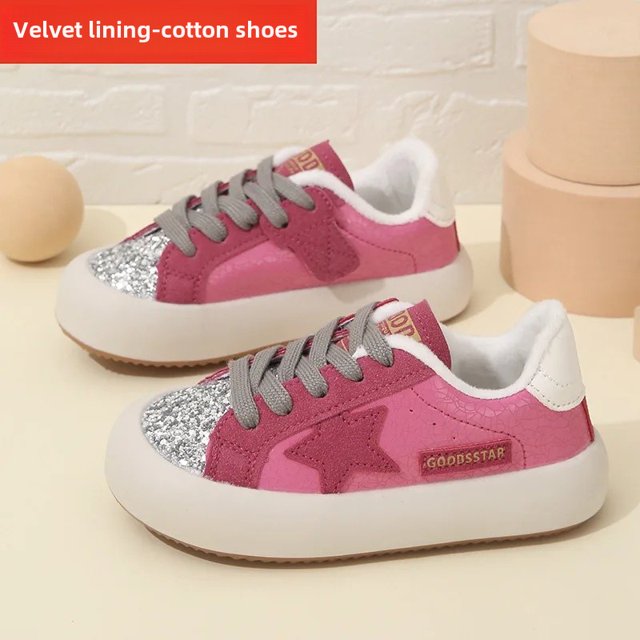 Zapatillas de deporte informales para niños, zapatos de tablero de cinco estrellas para mujer, ligeros y versátiles, color blanco, primavera y otoño, 2024