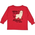 thumbnail image 3 of Inktastic Meemaw's You Say Alpaca My Bags Boys or Girls Long Sleeve Toddler T-Shirt, 3 of 5