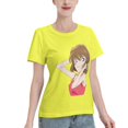 thumbnail image 2 of T-Shirt Basique à Manches Courtes pour Femmes Detective Conan Haihara Ai, 2 of 6