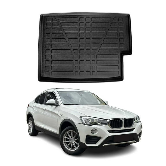 OMAC Cargo Mats Liner for BMW X4 F26 2015-2018 Black All-Weather TPE