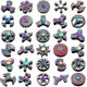 thumbnail image 3 of Metal Fingertip Gyro Toys Anti-pressure Alloy Fingertip Adult Toys Children's Edc Decompression Gift-style 13, 3 of 3