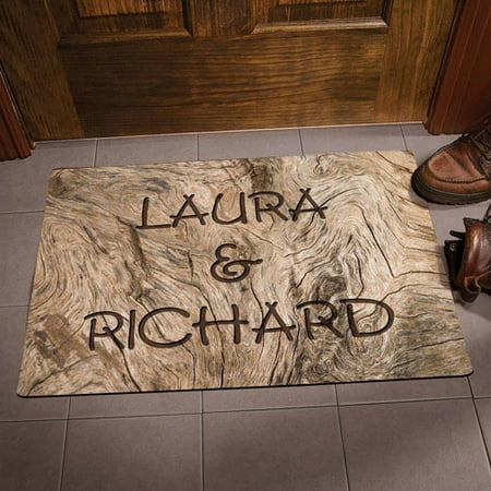 Personalized Driftwood Doormat