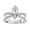 White Gold, variant on Split Shank Solitaire Engagement Rings for Women Center 10x5mm Marquise and Round Cut Lab Created Moissanite Wedding Anniversary Ring in 14K Solid Rose Gold Size-9