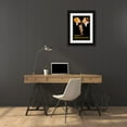 thumbnail image 3 of Vincent, Rene 18x24 Black Ornate Wood Framed with Double Matting Museum Art Print Titled - Porto Ramos, 3 of 4