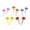 Random color, variant on Tableware Animal Fruit Food Picks - Cute Cartoon Animal with Musical Notes Shape for Kids Reusable Toothpicks for Boxes Lunch and Snacks 10PCS 1.69×0.7 inch