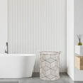 thumbnail image 4 of Collapsible Canvas Laundry Hamper Basket - Foldable Storage Bin for Toys, Blankets & Home Organization, 4 of 6