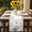 white, variant on Eucalyptus Leaves Table Runner - 120 Inch Long, Kitchen Dining Table Runner Dresser Scarves, Farmhouse Pastoral Flowers Plants Farmhouse Decor for Coffee Tables Wedding Party Banquet