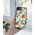 thumbnail image 5 of WIRESTER Shockproof Soft Rubber Cover Case for Apple iPhone 16e 6.1" 2025, English Bulldog Funny Playful Postures on Green BG, 5 of 5