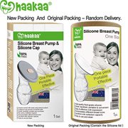Haakaa Manual Breast Pump Milk Saver 3oz/90ml+Lid 3 Fl Oz