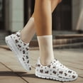 thumbnail image 3 of COEQINE Dachshund Paw Gray Women Tennis Shoes Dog Animal Puppy Footprint Fashion Sneakers Work Shoes Lightweight Mens Athletic Sneakers Footwear for Travel Outdoor, 3 of 7