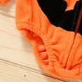 thumbnail image 5 of LNMQLPDBS Outfits for Kids Baby Boys Girls Halloween Pumpkin Hodded Zipper Romper Jumpsuit Outfits, 5 of 8