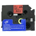 thumbnail image 2 of 2/Pack LM Tapes - Premium 1" Black Print on Red Label (24mm 0.94 Laminated) Compatible with TZe-451 P-touch Tape and comes with a great Tape Color/Size Guide for easy reordering., 2 of 2