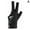 A, variant on Misterolina Billiards Glove Left Hand 3 Fingers Breathable Billiard Glove for Snooker Sport≠