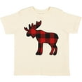 thumbnail image 3 of Inktastic Moose Silhouette Plaid Boys or Girls Toddler T-Shirt, 3 of 5