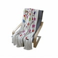 thumbnail image 3 of Owls Soft Flannel Fleece Throw Blanket, Tree with Flowers and Owls Swinging Curvy Ornamental Lines Playful Design, Cozy Plush for Indoor and Outdoor Use, 70" x 90", Multicolor, by Ambesonne, 3 of 5