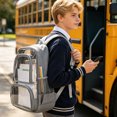 thumbnail image 4 of Clear Backpack for School 17 inch Large Heavy Duty Stadium Approved Clear Bookbag, See Through Transparent Backpacks for Travel College Work, 4 of 8