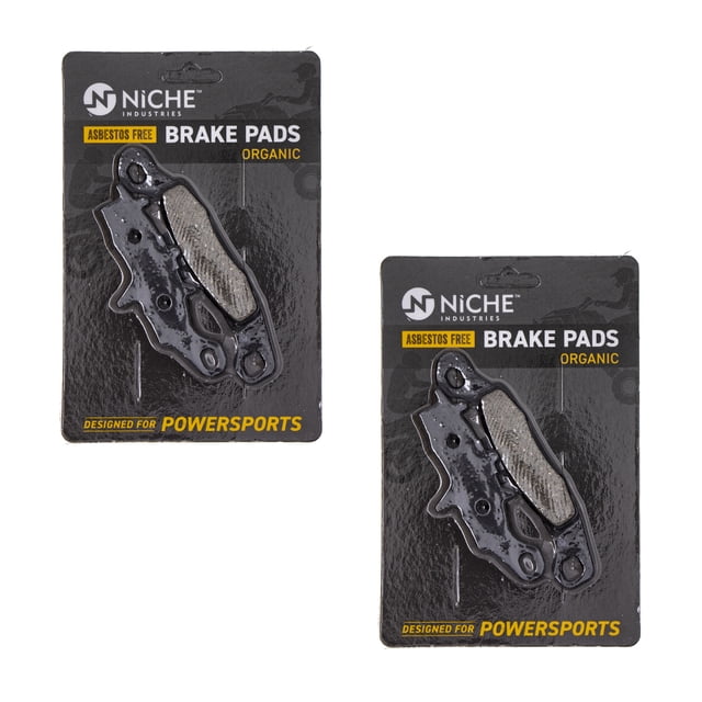 Niche Front Brake Pad Set for Suzuki RM85 RM100 Organic Motorcycle 2 Pack 519-KPA2546D