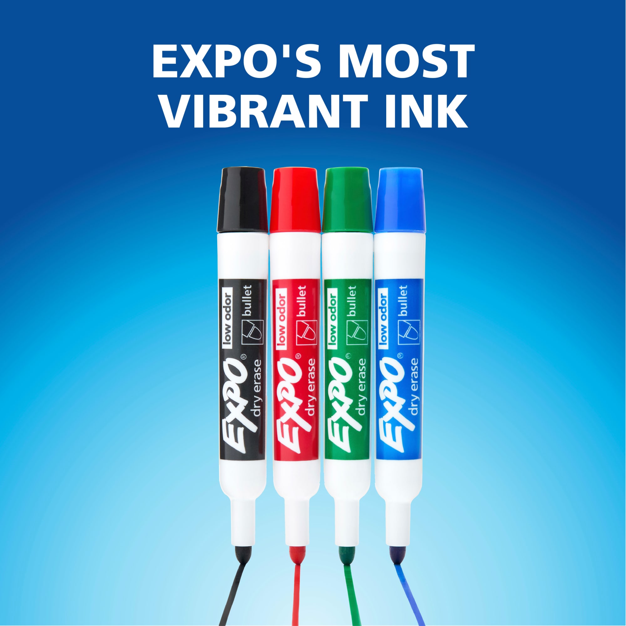 Expo Dry Erase Markers Black Bullet Tip 4-Pack photo 6