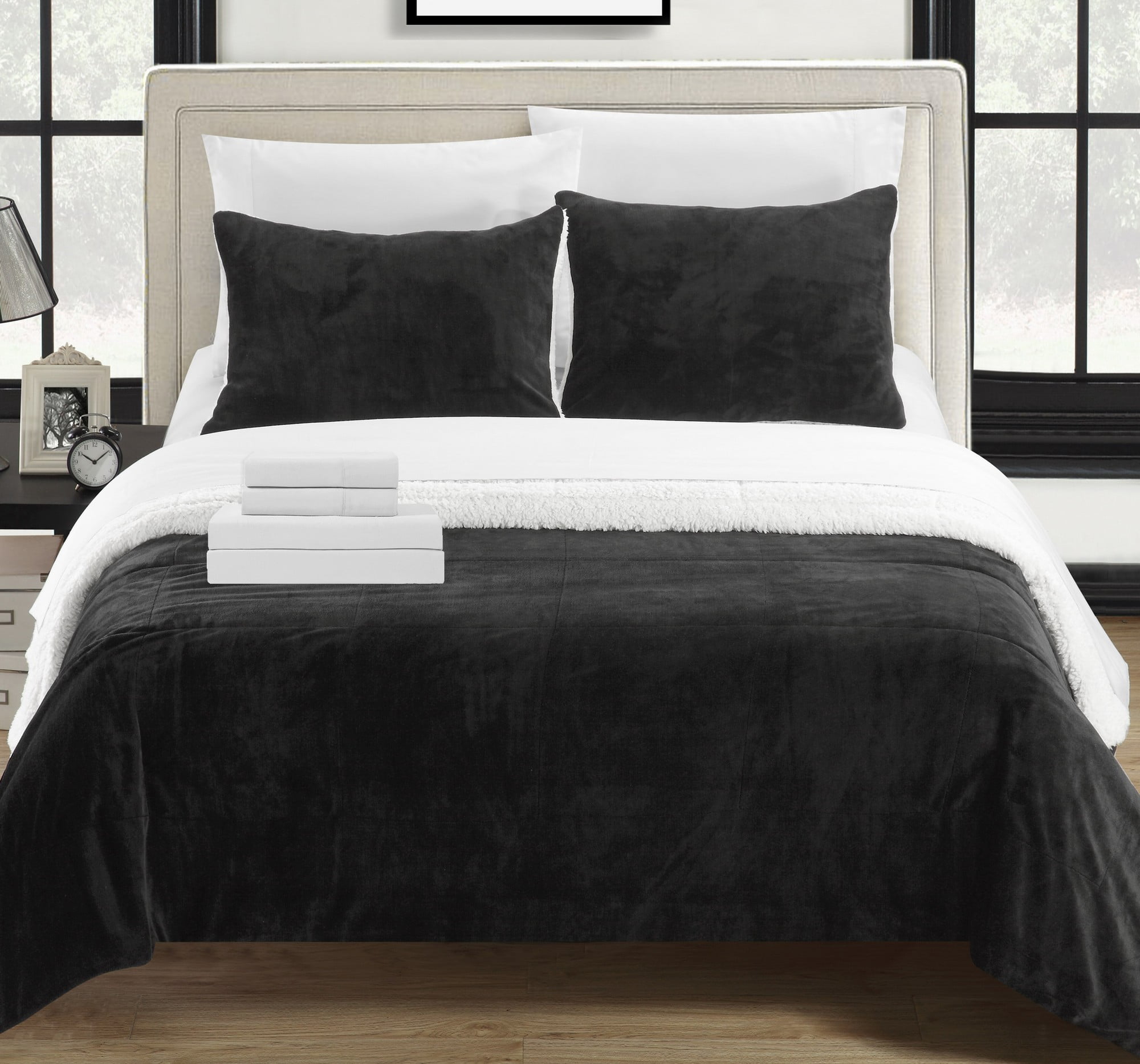 Details about   Royal Opulence Divatex Home Fashions Satin Queen Sheet Set Black 