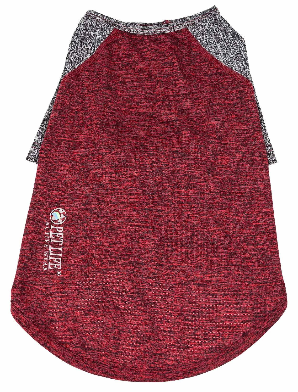 Pet Life ® Active 'Hybreed' 4-Way-Stretch Fitness Performance Dog T-Shirt