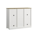 thumbnail image 6 of FESTIVO 47" Stylish Wine Cabinet with Metal Wine Glass Rack - White, 6 of 10