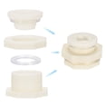thumbnail image 4 of Uxcell G1 Threaded ABS Bulkhead Tank Adapter with PVC Plug Fitting 2 Set, 4 of 5