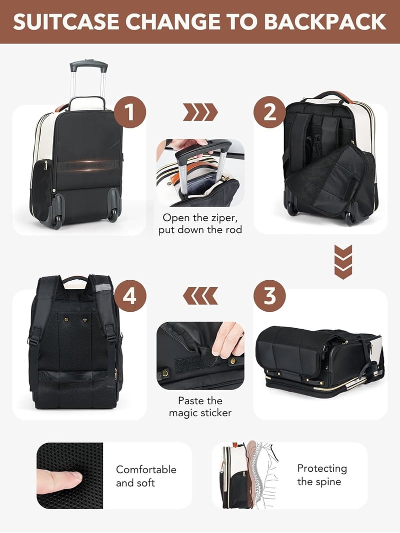 backpack size 1.3 inch laptop Women's or work use Vangoddy Slate 13-14 inch 3-in-1