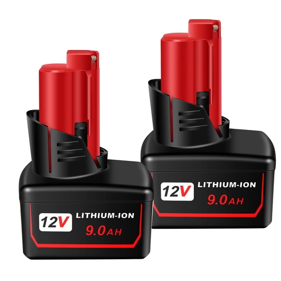 Batería VOLT1799 12V 9.0Ah Paquete de 2 para Milwaukee M12