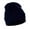 Navy, variant on Classic Plain Cuffless Beanie Winter Knit Hat Skully Cap, Pink