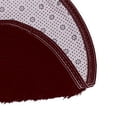 thumbnail image 4 of Alfombra esponjosa de 100 cm, alfombra antideslizante para peluda, alfombra para dormitorio, alfombrilla para , Borgoña Gloria Alfombra, 4 of 6