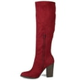 thumbnail image 2 of Journee Womens Kyllie Stacked Heel Knee High Boots, 2 of 9