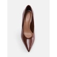 thumbnail image 5 of Free Assembly Women's Faux Leather Pointed Toe Pumps, 5 of 7