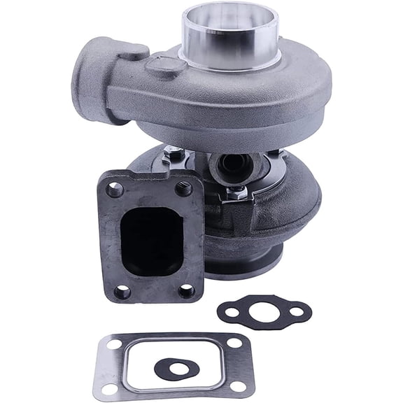 Turbocharger W/Gasket RE70036 Compatible with John Deere 16035 5210 5310 5410 5510 Tractor 2.9L 3029T Engine