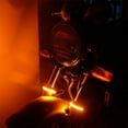 thumbnail image 7 of 4X Flexible Switchback Dual-Color White & Amber Motorcycle LED Fork Turn Signal DRL Daytime Running Light Waterproof, 7 of 7