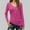 Hot Pink, variant on BUIGTTKLOP Womens T Shirts Long Sleeve V Neck Basic Tee Casual Loose Fitted Soft Tops Outfits 2026 S-XXL