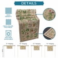 thumbnail image 6 of Rustic Vegetable Garden Table Runner 72 Inches, Vintage Farmhouse Plants Beige Bed Runner Dresser Scarves Tabletop for Indoor Outdoor Parties/Ceremony/Banquet, 18" x 72", 6 of 8