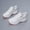 White, variant on Women's Breathable Sneakers with Mesh Upper & Cushioned Sole - Lightweight Soft Sole Sneakers Suitable for Running, Walking, Gym, Casual Wear - - Lace-Up Shoes for Gym and Outdoor Use