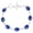 Lapis Lazuli, variant on Natural Labradorite 925 Silver Plated Oval Shape Gemstones Bracelet for Women - Bohemian Handmade Adjustable Link Bracelet Women's Jewelry - Gifts for Mom Wife Sister