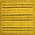 thumbnail image 1 of Ahgly Company Indoor Square Southwestern Yellow Country Area Rugs, 4' Square, 1 of 4