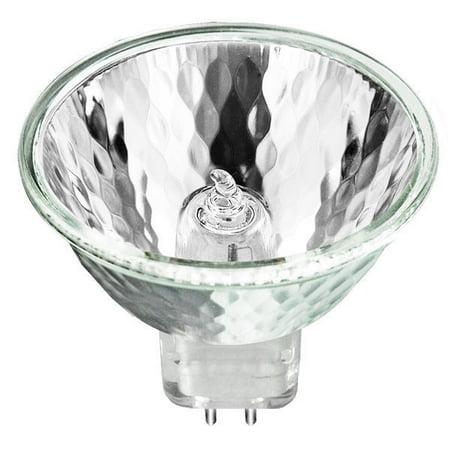 Par16 Halogen Narrow Spot Ushio 1000419 - 50W Halogen Light Bulb - MR16 - Eurostar - EXT Narrow Spot - Glass Face - 5,000 Life Hours - 11,000 Candlepower - 12V ()