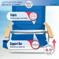 thumbnail image 6 of Rio Classic 5 position lay flat chair w/ fold down towel bar, 6 of 7