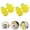 White, variant on 2Pcs Pineapple Cat Self Groomer and Corner Brush, Reduce Shedding, Scratching, Itchiness, Pet Tickling Artifact with Silicone Bristles, Easy Installation for Cat Dog Pet Self Cleaning Cat Brush Toy