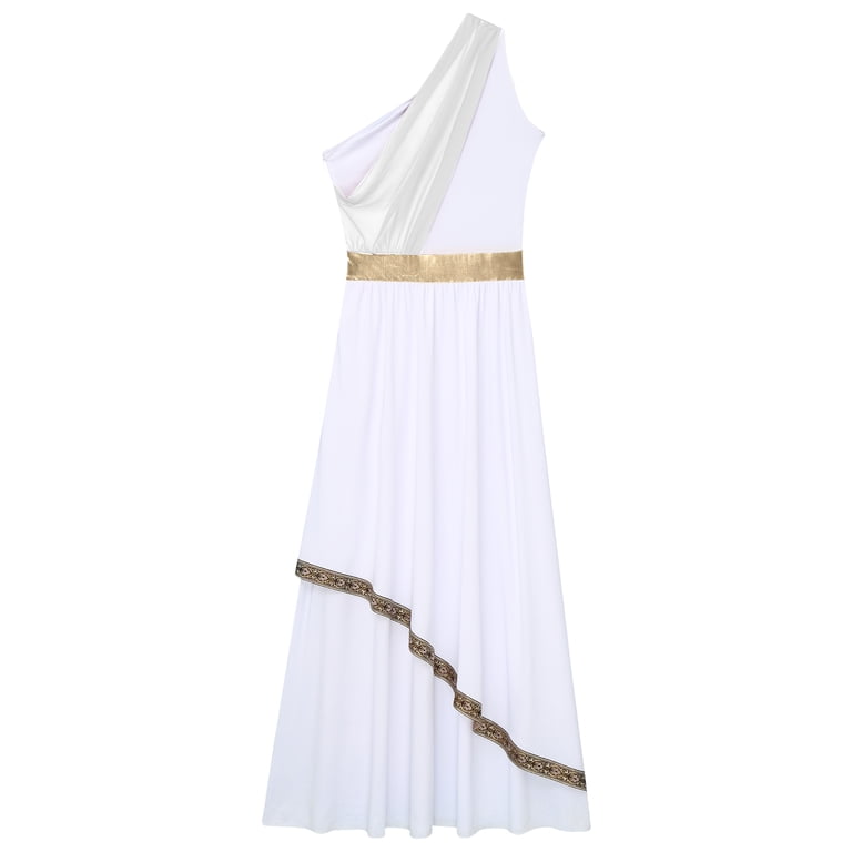 white christmas dresses RC6225 Grecian One Shoulder Wedding Dress – Saja Wedding main image 0