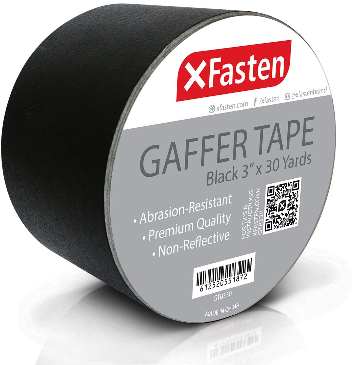 XFasten Professional Grade Gaffer Tape, 3