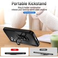 thumbnail image 3 of for Samsung S23 FE Case for Galaxy 23 FE,with ring[Military Grade Shockproof] Heavy Duty Shockproof Anti-Scratched Phone Case,Case for S23 FE,Black, 3 of 12